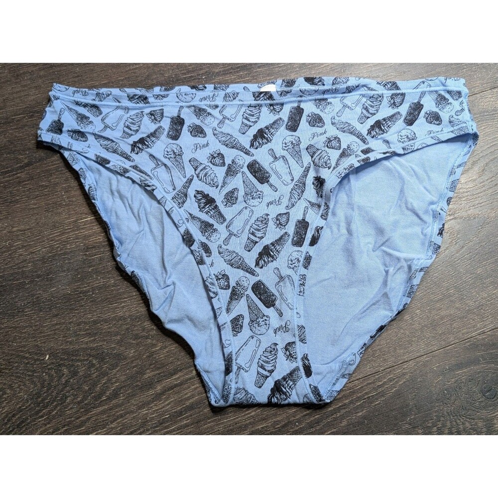 Victoria's Secret PINK NO-SHOW Ice Cream PANTY New Without Tags XXL (429d)